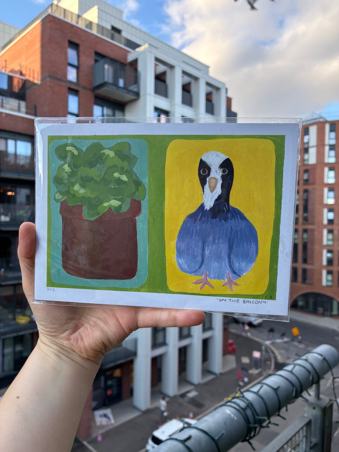 On The Balcony - Limited Edition Print