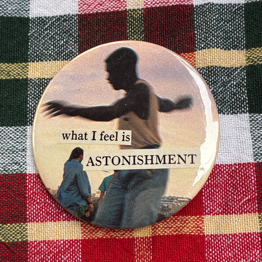 What I feel is astonishment