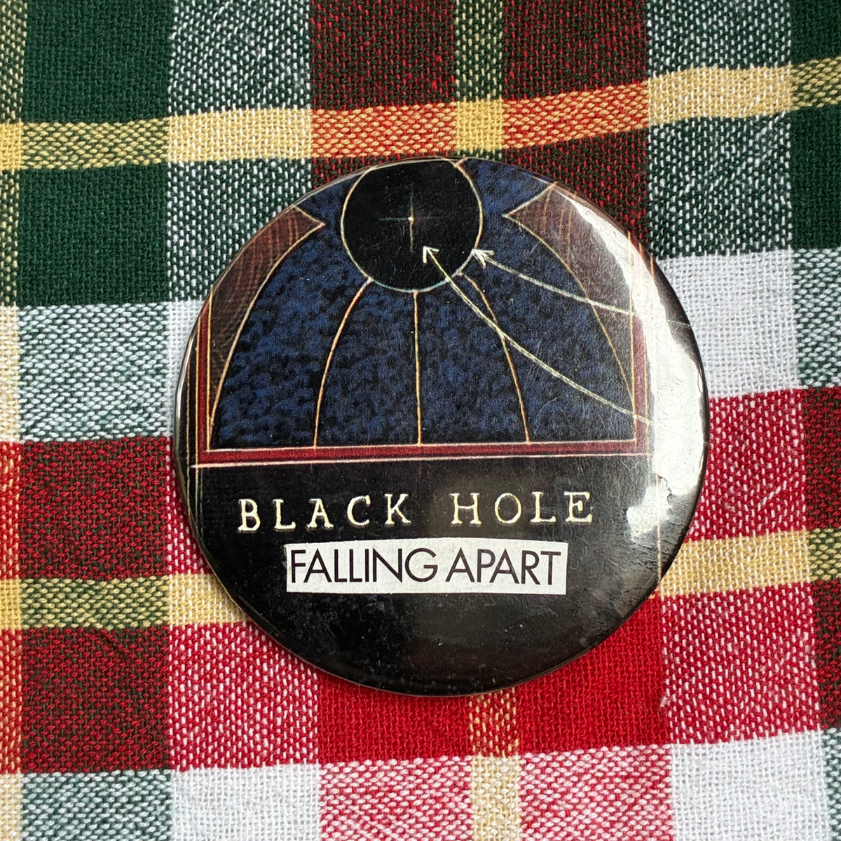 Black hole falling apart