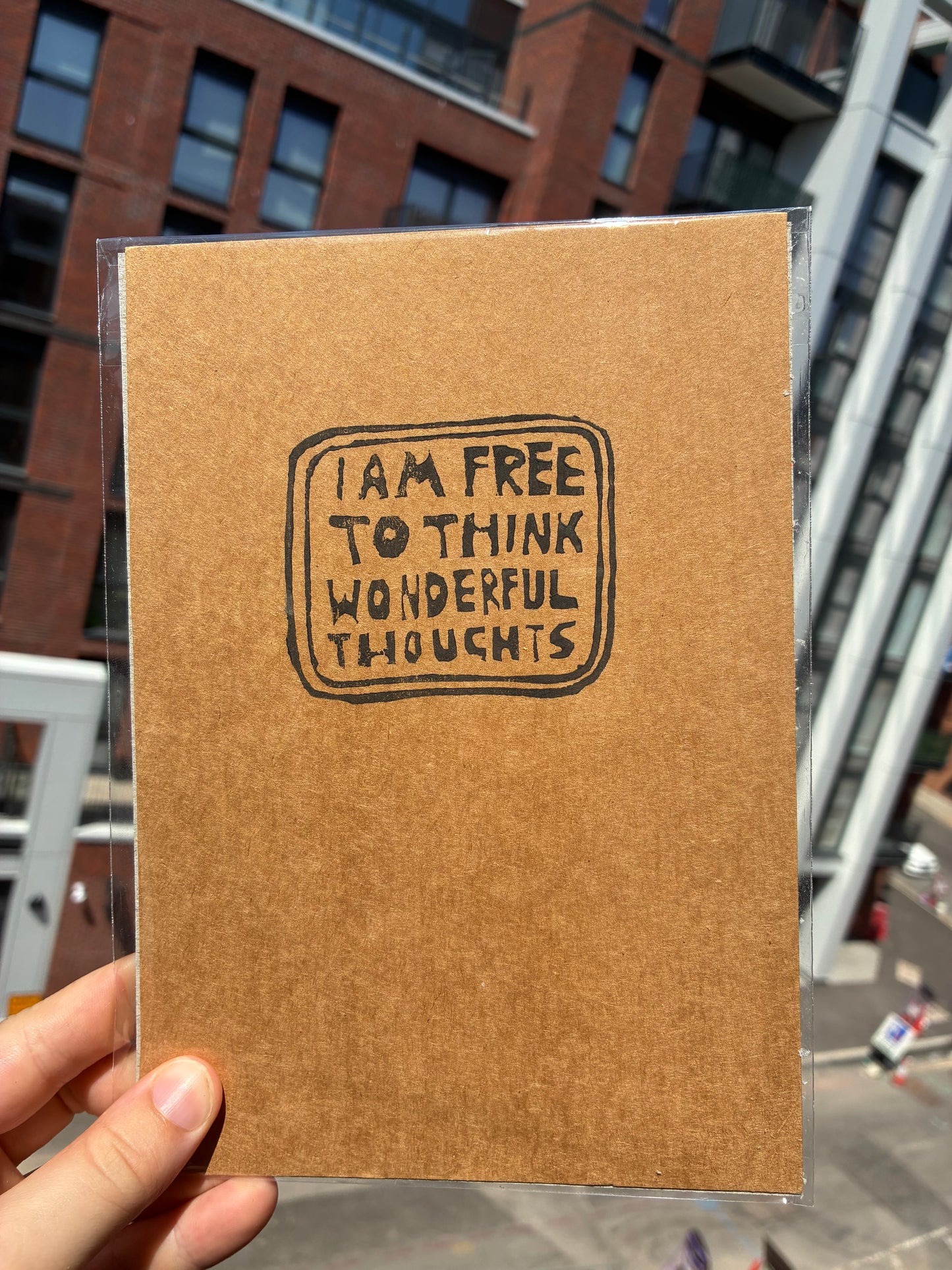 I am free to think wonderful thoughts XII