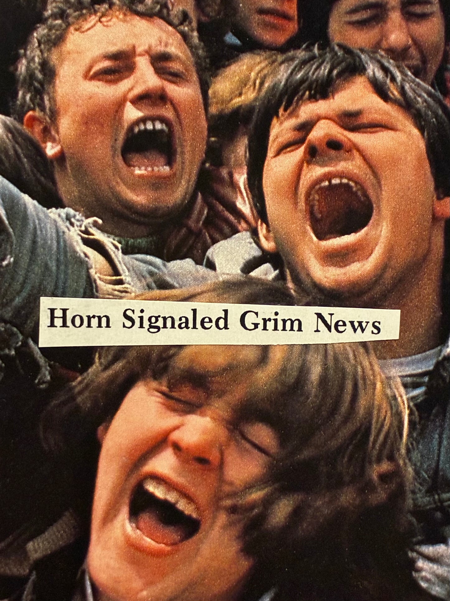 Horn Signalled Grim News ACEO